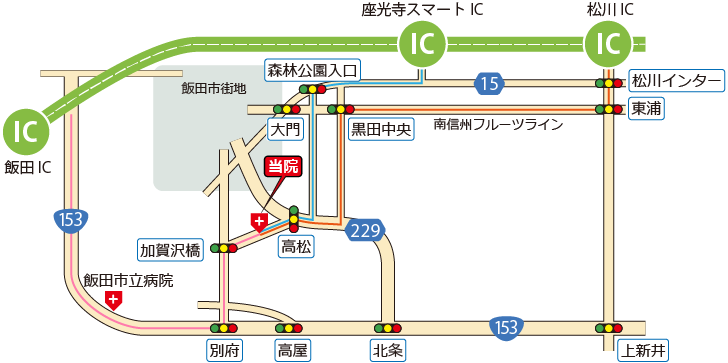 瀬口脳神経外科病院のアクセスマップ